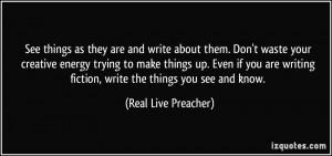 More Real Live Preacher Quotes