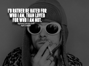 hqlines, kurt cobain, life, love, quotes, sayings