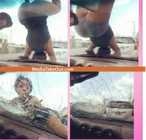 ... TWERKING ACCIDENT . . . ON Her CAR!! (Pics) - MediaTakeOut.com™ 2013