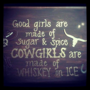 ... don’t consider myself a “cowgirl”, i do love my whiskey on ice