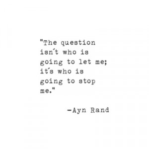 Ayn Rand...good for Anthem