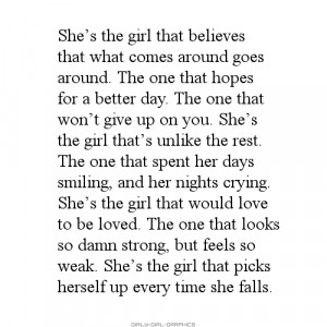 tumblr quotes about being strong girl