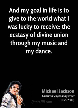 Michael Jackson Quotes About Life