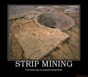 STRIP MINING - The best way to prevent forest fires