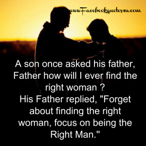 FaceBook Quotes: How to find the right woman in your Life?
