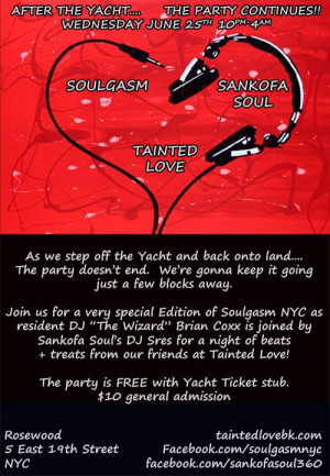 Tainted Love Yacht Party at New York Skyports