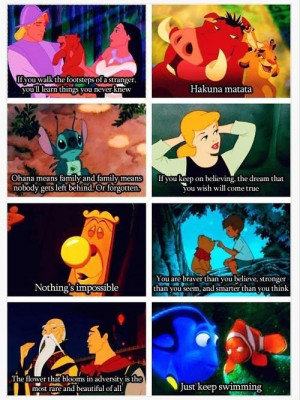Amazing quotes from Disney movies