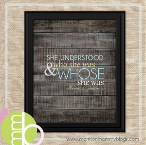 Elaine S. Dalton - She Understood Who & Whose She Was