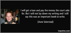 More Asne Seierstad Quotes