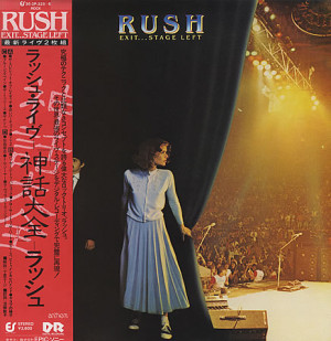 Rush Exit...Stage Left + Obi-Strip JAP DOUBLE LP 36.3P-325~6