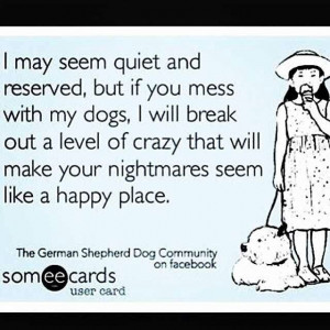 Crazy dog lady. Funny eCard.