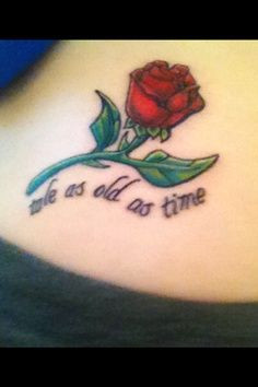 beauty and the beast quote tattoo: Disney Movies, Disney Quotes ...