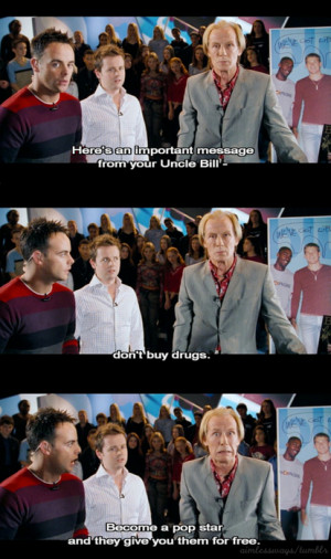 bill nighy, drugs, love actually, quote, subtitles