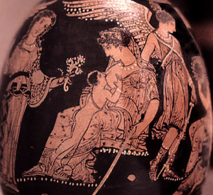 Hera suckling Herakles/Hercules, who drinks of the milk of immortality ...