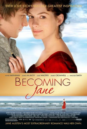Becoming Jane poster - James McAvoy as Thomas LeFroy. Co-stars - Anne ...