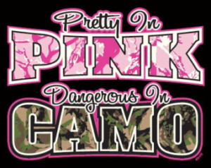 ... in Pink Dangerous in Camo Shirt - Redneck Girl - Hunting Shirt - 12728