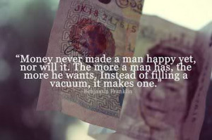Money vs Happiness By J. Johnson