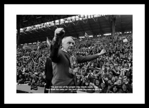 ... Bill Shankly Classic Quote Liverpool FC Photo Memorabilia (CC338