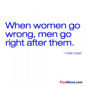 When women go wrong