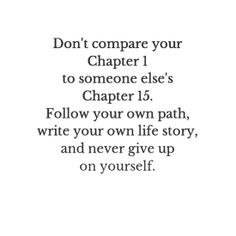 Don't compare your chapter 1 to someone else's chapter 15. follow ...