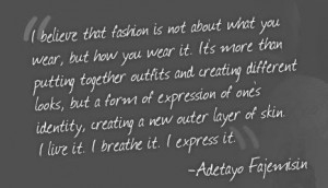 Fashion Quote Of The Week