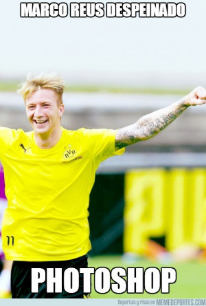 Marco Reus despeinado