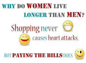 Why do women lives more than men ? - funny thought