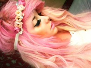 hair, hair dye, hairstyles, pink
