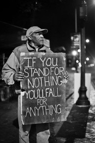 ... you stand for nothing, you'll fall for nothing. #Activism #Democracy