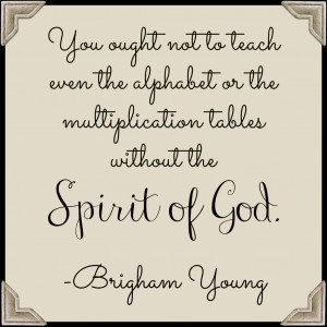 love those words and try in our home to incorporate the Spirit of ...