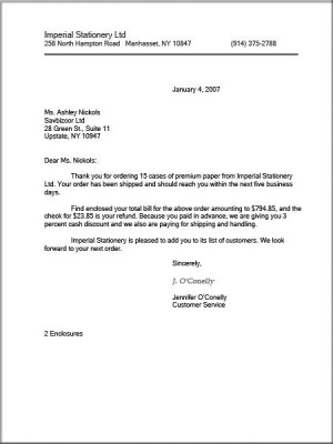 You can see a sample of semi-block (indented) format business letter ...