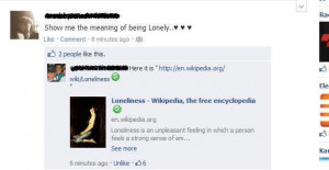 Show me the meaning of being Lonely :D