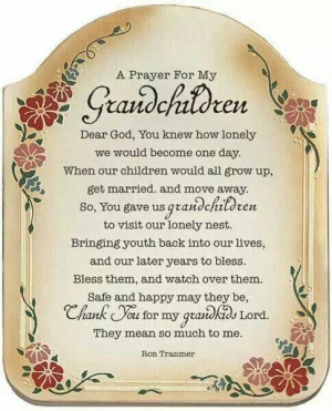 Grandchildren are a blessing