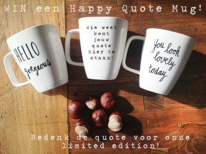 Winnen | Special edition Happy Quote Mug