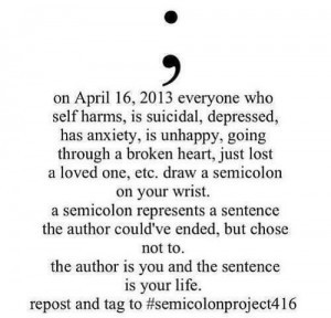What Is The Semicolon Project?