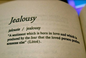Jealousy quote.