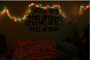 Bed Bedroom Dream Light Lights