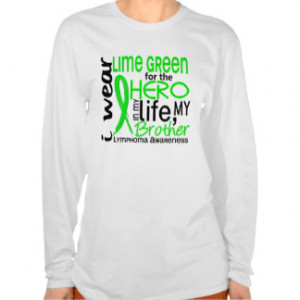 ... Flower Ribbon Postcard Lime Green For Hero 2 Brother Lymphoma Shirts