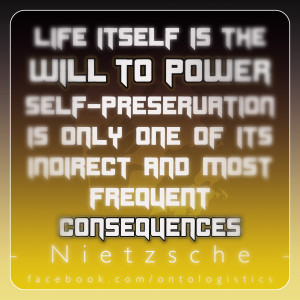 Nietzsche – Life is Will to Power