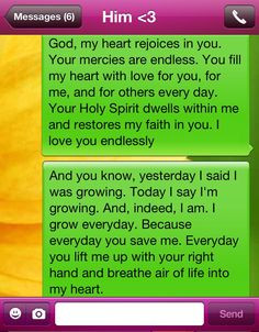 needed someone, I decided to message the one who truly cares. I send ...