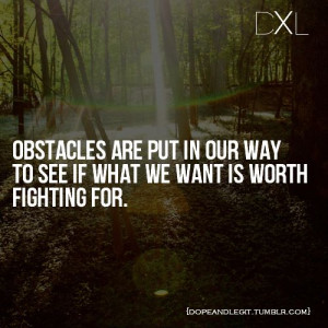 and if its not worth fighting for, it must not have been all that ...