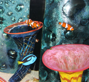 Blue Tang And Clown Fish Clown fish and blue tang