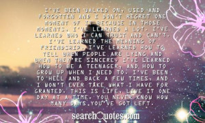 forgotten and I don't regret one moment of it because in those moments ...