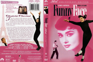 no filme Fame face, que conta com a atriz Audrey Hepburn no elenco