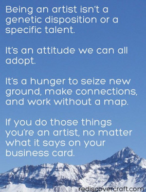... no matter what it says on your business card. #inspiration #quote #art