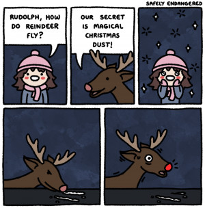 Rudolph The Reindeer Shares His Magical Christmas Dust With The Kids ...