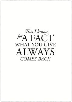 ... really take this fact into consideration: when doing good AND evil