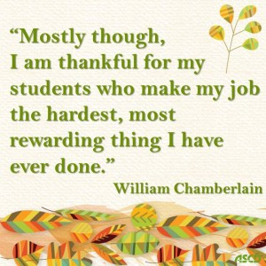 ... education and the thanks you show in your schools each day! Thank you