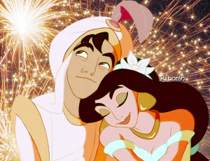 Disney Princess Aladdin / Jasmine - Happy New Year!
