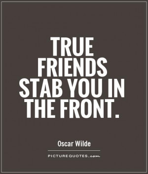 Friends Stab You in the Back Quotes